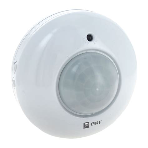 ИК датчик движения потолочный 1200Вт 360гр до 6м IP20 MS-20B EKF ...