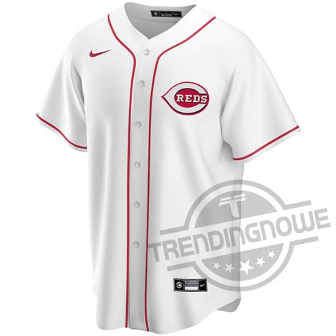 Cincinnati Reds White Home Replica Custom Jersey - Trendingnowe