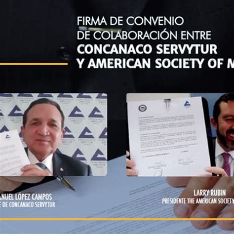 La Concanaco Servytur Firma Convenio Para Impulsar El Comercio Entre