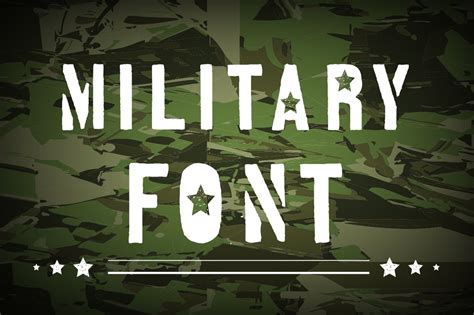 Military Font