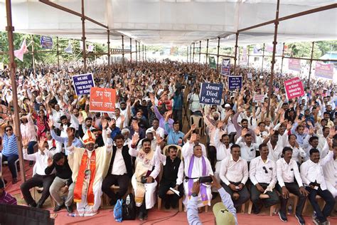 Mumbai Christians Rally Against Rising Atrocities At Azad Maidan