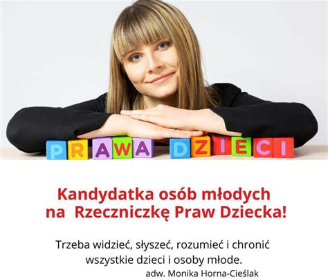 Monika Horna Cieślak Rzecznikiem Praw Dziecka Gazeta Trybunalska