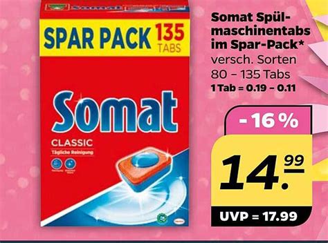 Somat Sp Lmaschinentabs Im Spar Pack Angebot Bei Netto Prospekte De