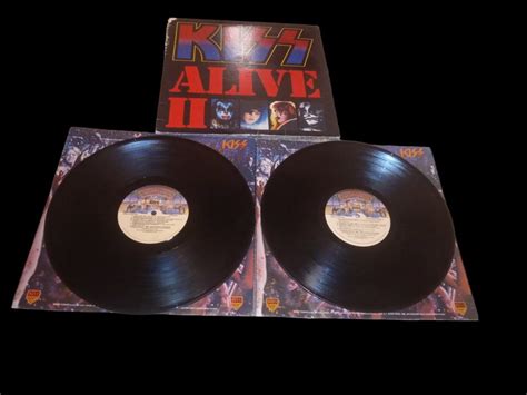 Kiss Alive Ii Vinyl Record Classic Rock Lp Pressing Etsy