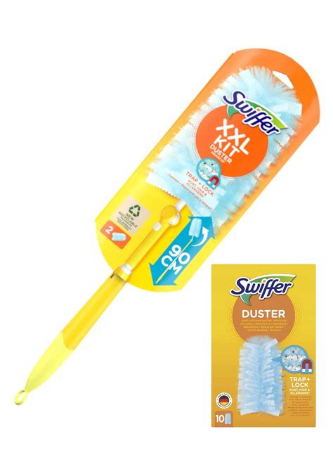 Swiffer Duster XXL Zestaw do usuwania kurzu 1 rączka 12 miotełek do