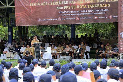 577 Anggota PPS Dan PPK Se Kota Tangerang Dilantik KORAN PELITA