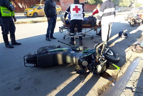 Motociclista resulta lesionado en accidente en Torreón