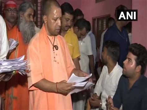 Up Adityanath Holds Janata Darbar At Gorakhnath Temple To Address