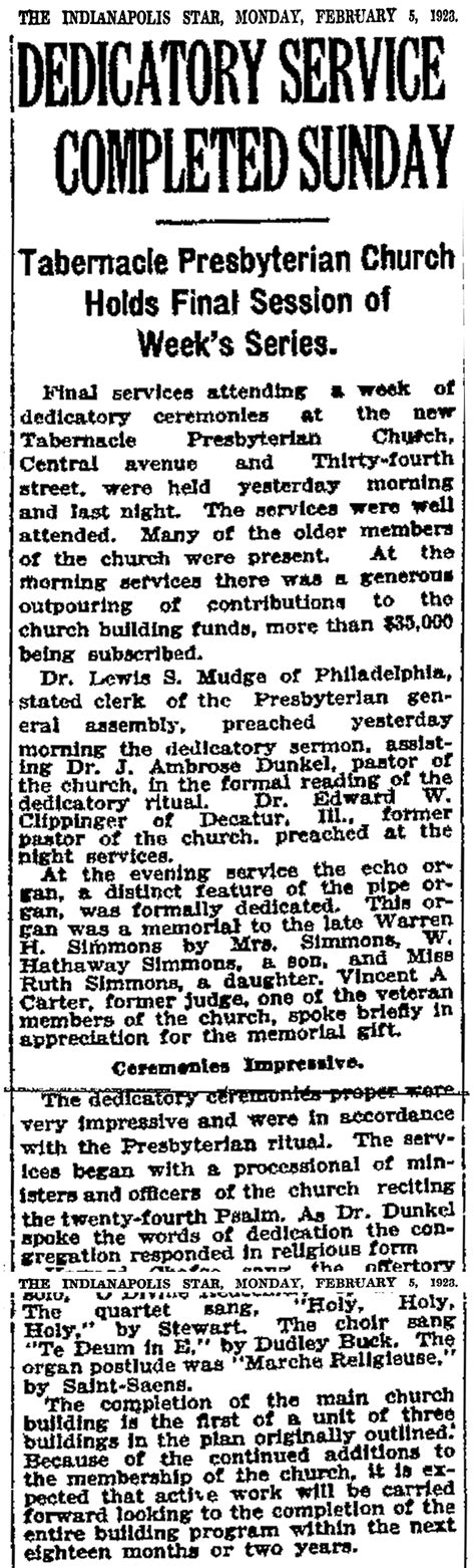 HI Mailbag: Tab Recreation - Historic Indianapolis | All Things