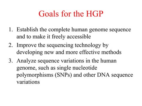 Human Genome Project Ppt