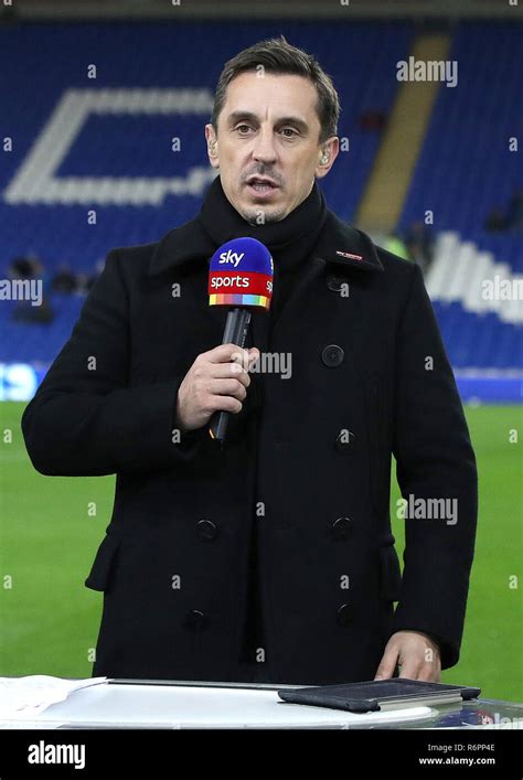 Sky Sports pundit Gary Neville Stock Photo - Alamy