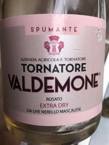 Tornatore Valdemone Rosato Spumante Extra Dry Vivino US