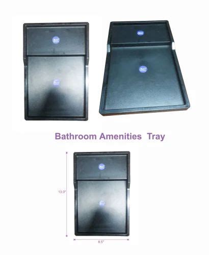 Black Bathroom Amenities Tray, Packaging Size: 12pcs Per Box at Rs 350 ...