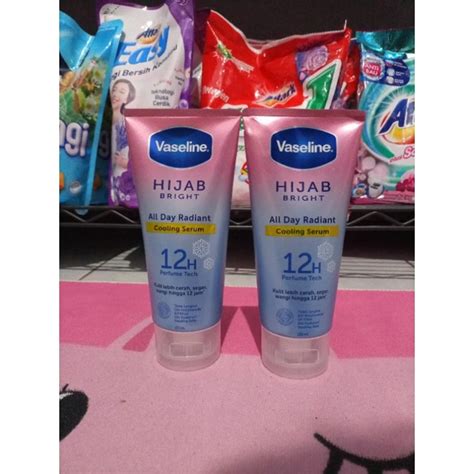 Jual Vaseline Hijab Bright Cooling Body Serum Ml Shopee Indonesia