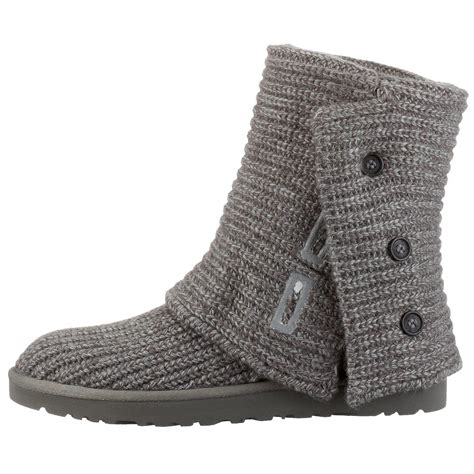 Ugg Womens Classic Cardy Grey M Us Womens Uggs Boots Uggs