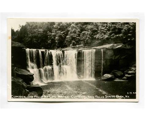 Cumberland Falls at Low Water Cumberland Falls State Park ...