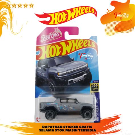 Hot Wheels 2024 GMC Hummer EV Barbie Silver HW Screen Time Movie Lazada Indonesia