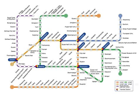 Busan Metro — Map, Lines, Route, Hours, Tickets