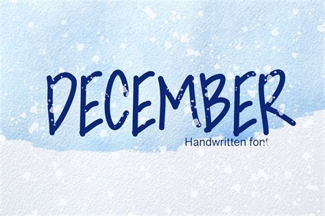 December Font By Peamcreations · Creative Fabrica