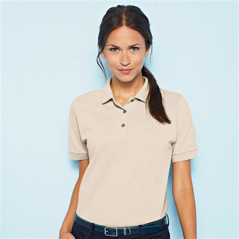 Gildan G380l Ladies Heavyweight Cotton Pique Polo Shirt