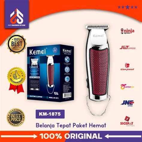 Jual Hair Trimmer Kemei KM 1875 Alat Cukur Elektrik Pangkas Rambut