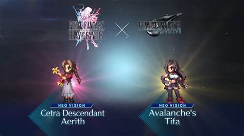 【ffbe】cetra Descendant Aerith And Avalanches Tifa Trailer【global