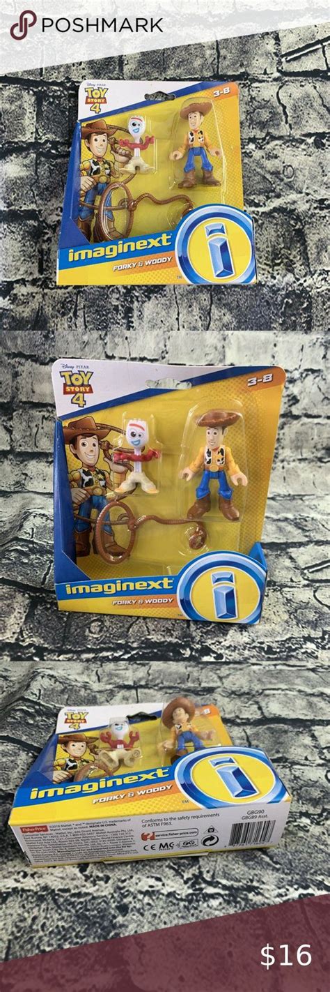 Fisher Price Imaginext Disney Pixar Toy Story Forky Woody Action