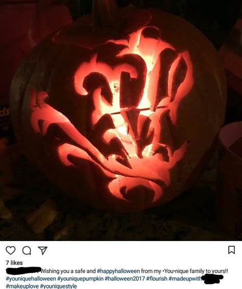 The scariest jack o lantern of all : r/Youniqueamua