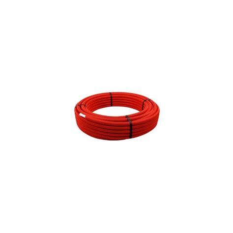 COURONNE TUBE MULTICOUCHE GAINE ROUGE Diamètre 16 ou 20 mm par 50 m