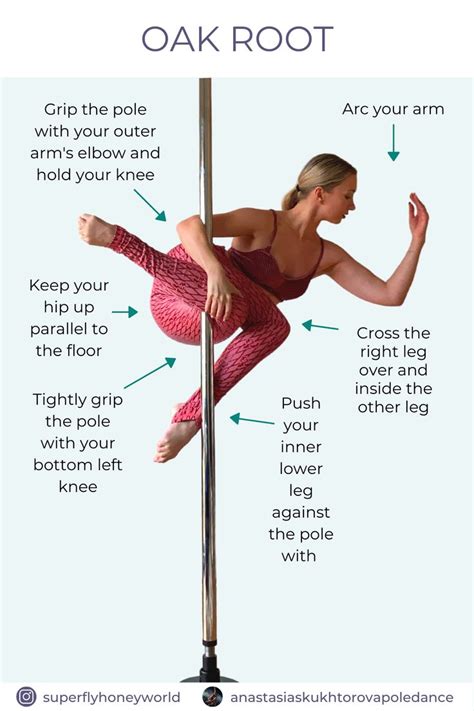 Pole Trick Tutorial Oak Root Pole Tricks Pole Dancing Pole Fitness