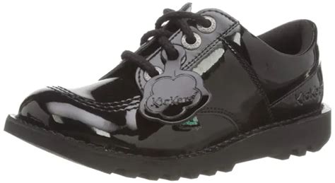 Kickers Junior Girls Kick T Bar Bloom School Uniform Shoe 11724535