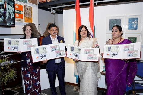 Better Philately On Twitter India Luxembourg Celebrated Years Of