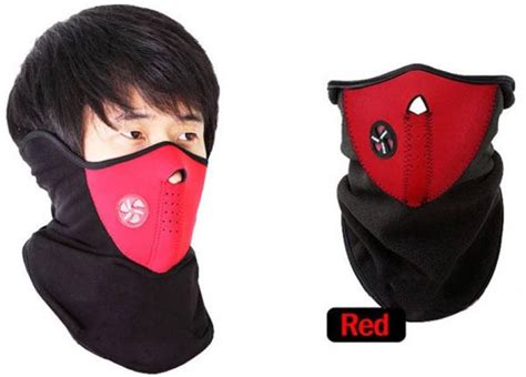 Buy Mototrance Neoprene Anti Pollution Bike Face Mask Neck Warmer