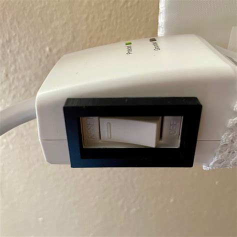 Commercial Electric Power Strip Switch Guard by Collin Allen | Download free STL model