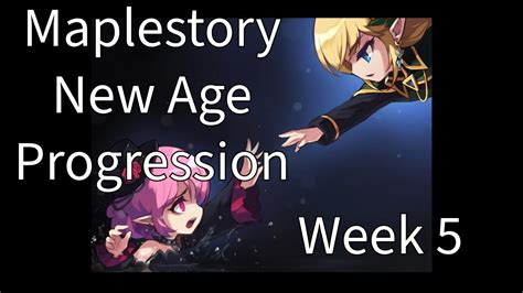 Maplestory New Age Progression Identisk Week Youtube