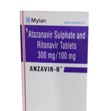 Anzavir R Atazanavir Sulphate And Ritonavir Tablets Mylan At Rs 3246