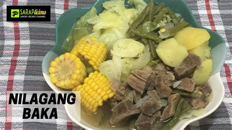 Nilagang Baka Recipe | Beef Nilaga - YouTube