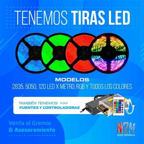 Tira Led 5050 Rollo 10 Metros Blanco 12v Exterior Fuente Color De La