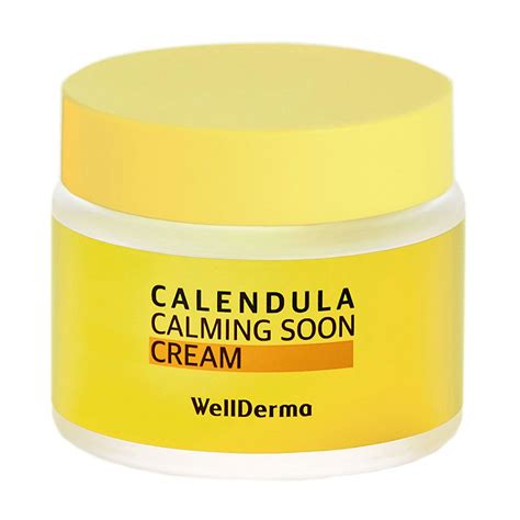 Успокаивающий крем для лица WellDerma Calendula Calming Soon Cream с ...