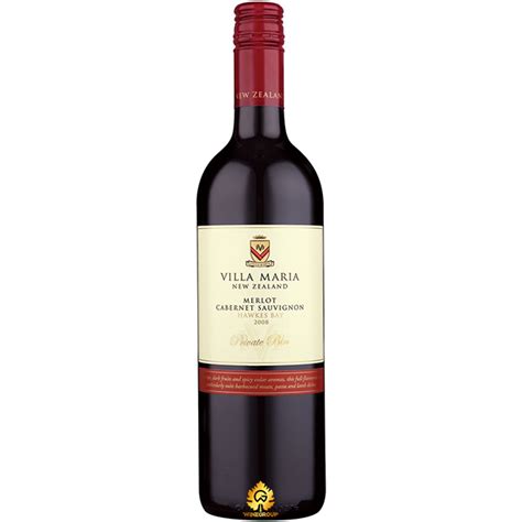 Rượu Vang Villa Maria Private Bin Merlot Cabernet Sauvignon