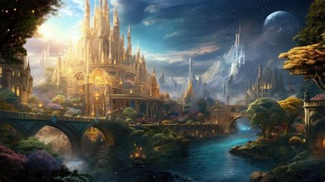 Premium Photo Asgard Realm Of The Gods The Aesir S Celestial Home