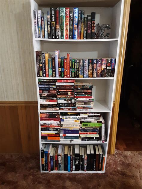 Just Re Organized My Bookshelf The Top Shelf Is All Of My Dune Books