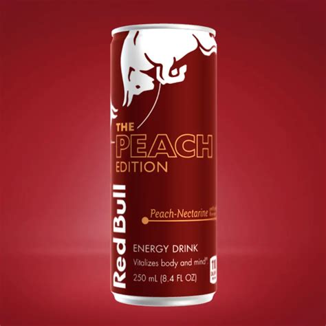 Red Bull Energy Drink Peach-Nectarine And Red Edition, 57% OFF