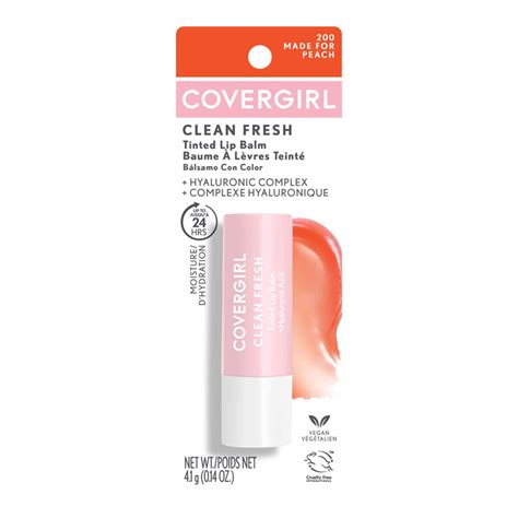 C Girl Clean Fresh Lip Balm Made Peach