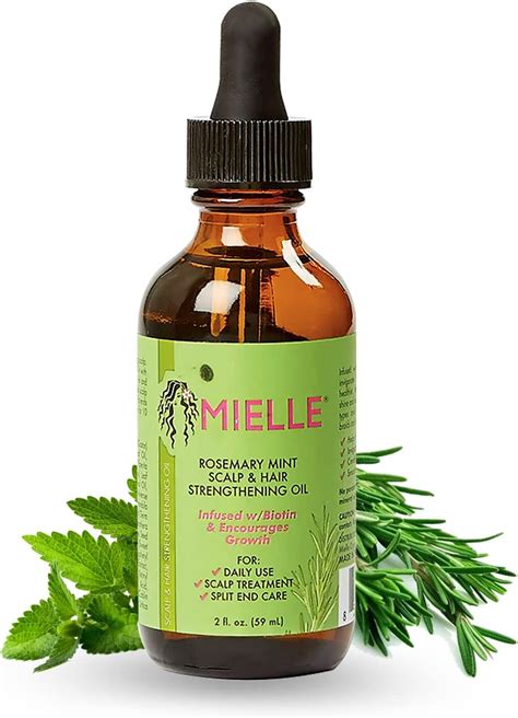 Mielle Organics Aceite Fortalecedor De Cuero Cabelludo Y Menta De