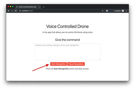 Voice Controlled Drone Built Using Node And ARDrone CodeForGeek