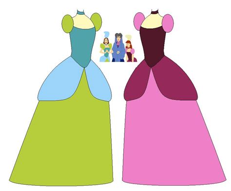 Cinderella Stepsister dresses by colespinky on DeviantArt