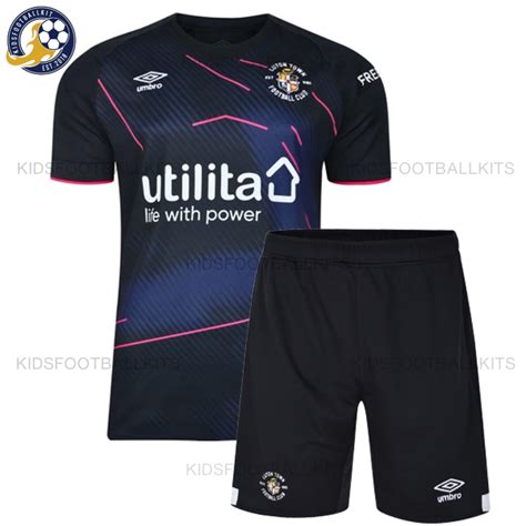 Luton Third Kids Football Kit 23/24 | Unbeatable Price 2025