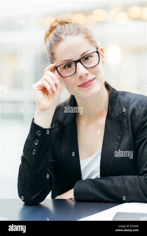 Portrait Of Businesswoman Stock Photo Alamy