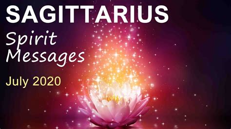 Sagittarius Spirit Messages July Taking Your Power Back